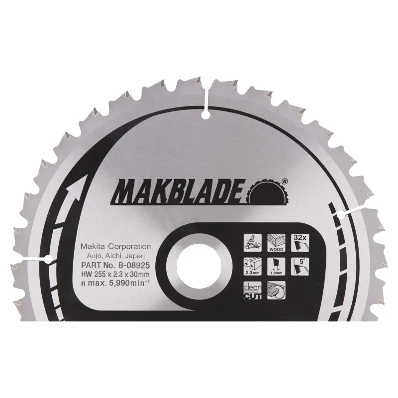 Makita Hm-klinge 255mm 32tï    -32720   -08925
