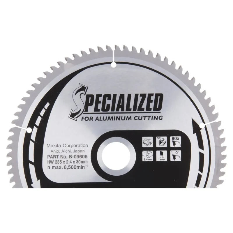 Makita Hm-klinge 235mm 80tï    -33277   -09606