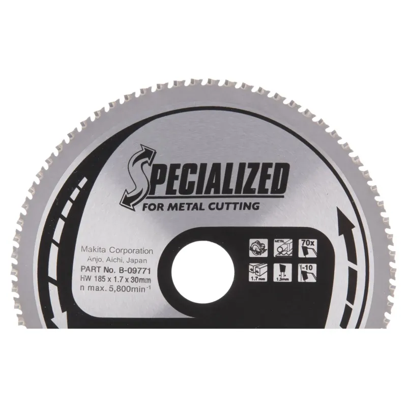 Makita Hm-klinge 185mm 70tï    -33445   -09771