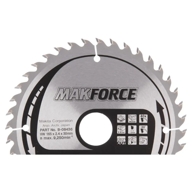 Makita Hm-klinge 165mm 40tï    -32306   -08436