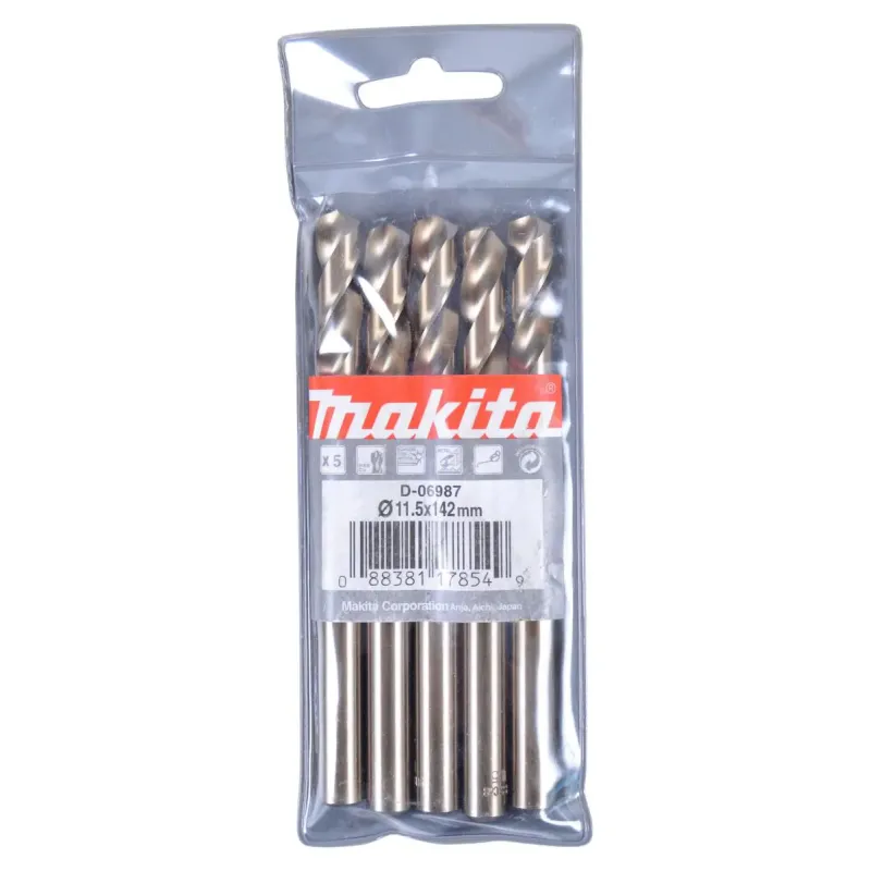 Makita Hss Bor Metal 11 5mm 5st Coba  -06987