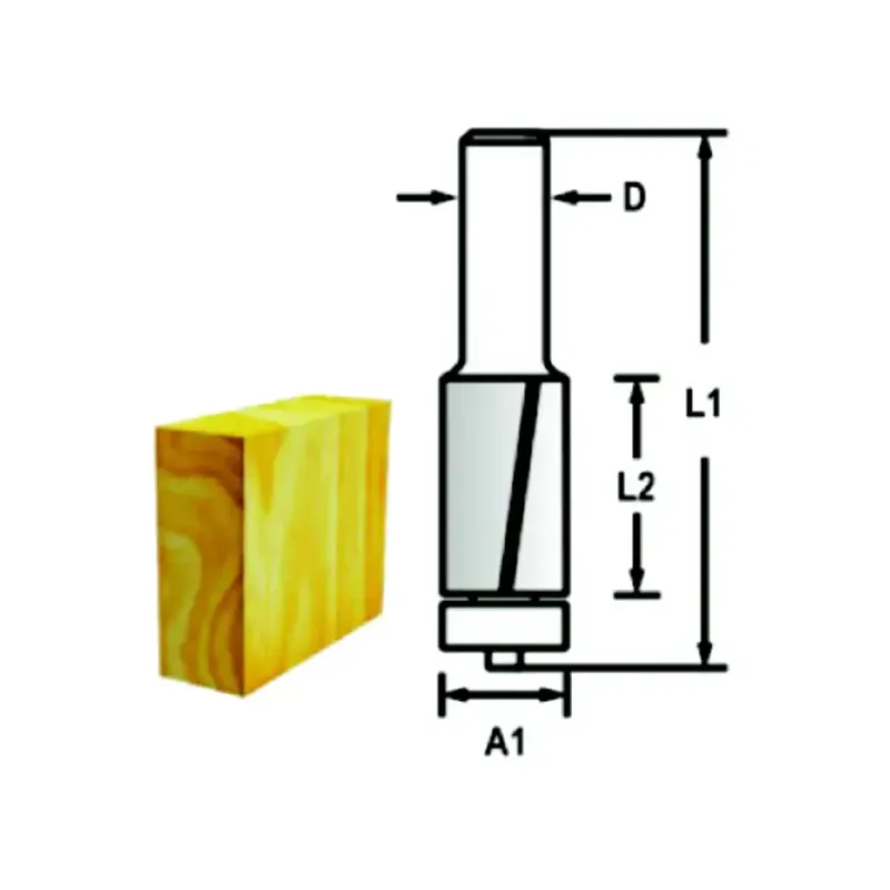 Makita Kantfræser 12 7mm  -skærs  -47743