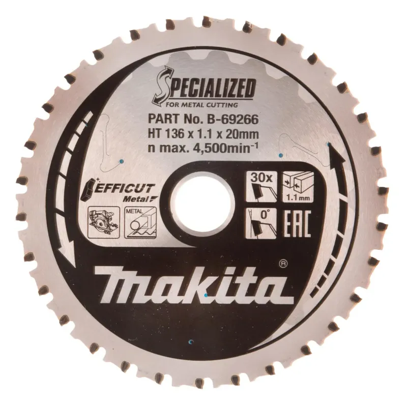 Makita Klinge Tct 136x20mm   30t  -69266