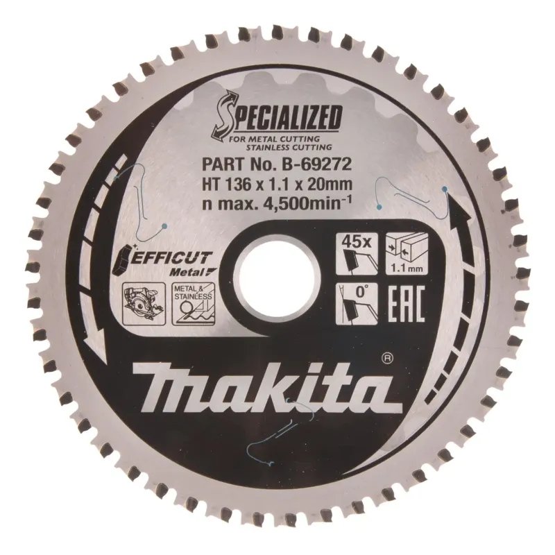 Makita Klinge Tct 136x20mm   45t  -69272