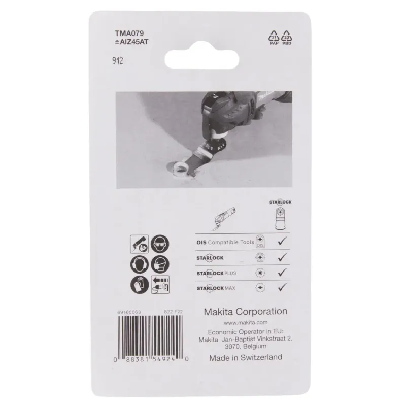 Makita Multicut Metal 45mm Aiz45at  -69755