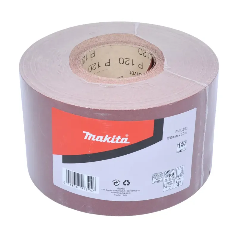 Makita Sandpapir Rulle 120mmx50m K120  -38233