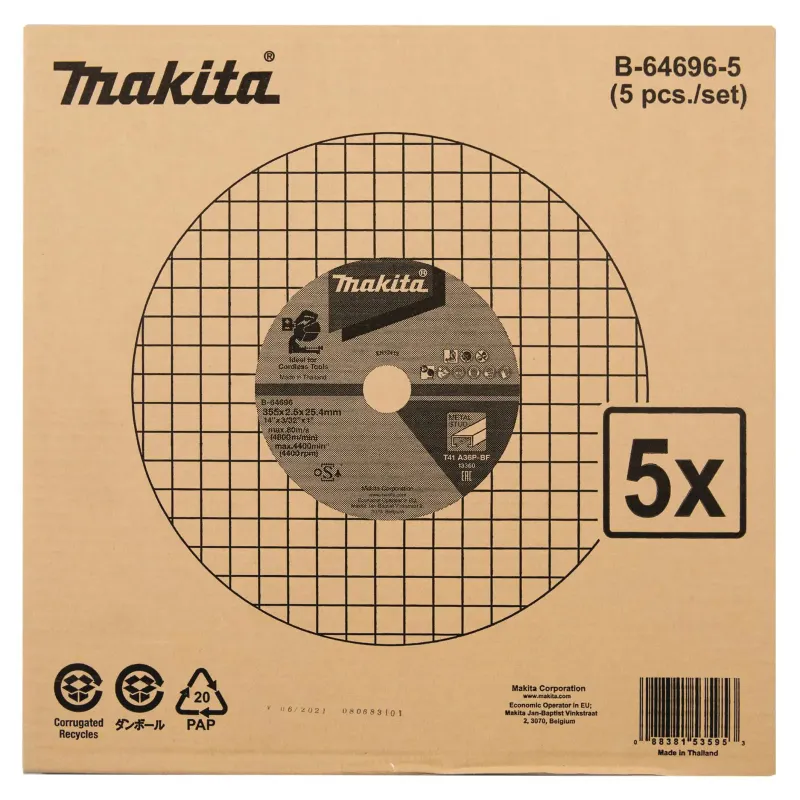 Makita Skæreskive 355x2 5x25 4mm     -64696-