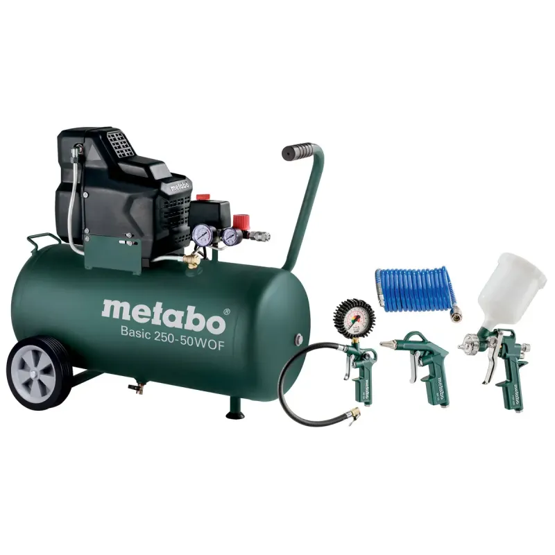 Metabo Basic 250-50   Of Set 690988000 Kompressorer Basic