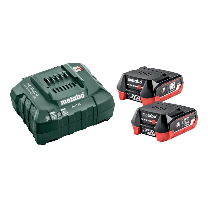 Metabo 4061792152373 685301000 Basissæt Batterier Med Oplader