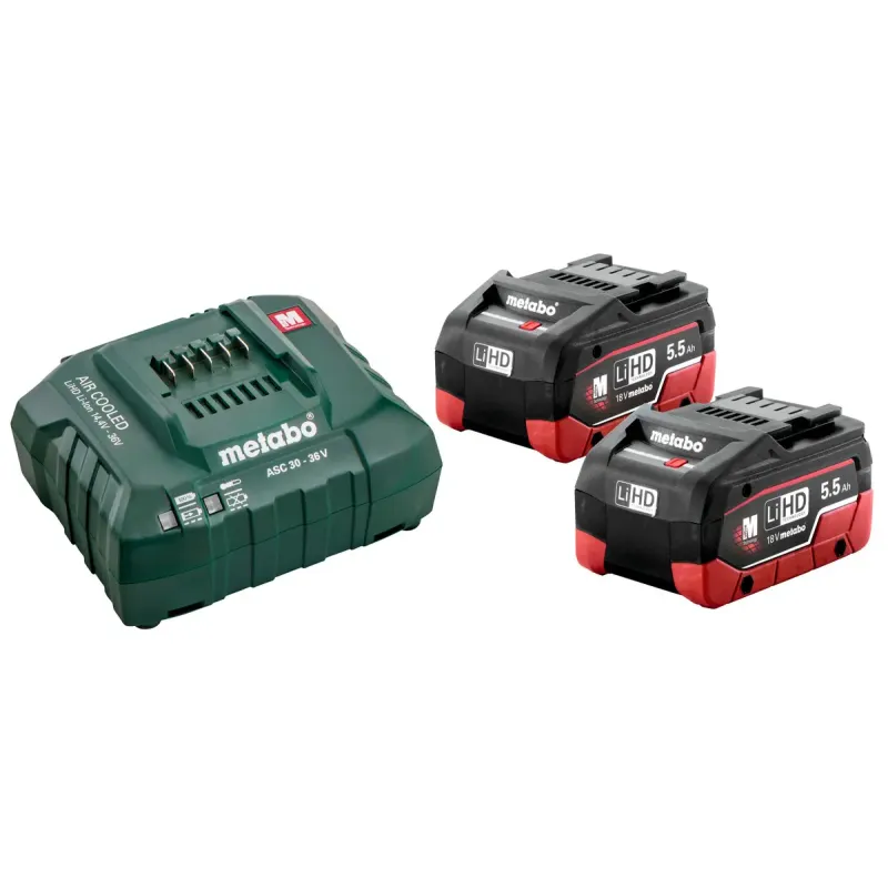 Metabo 4007430330383 685122000 Basissæt Batterier Med Oplader