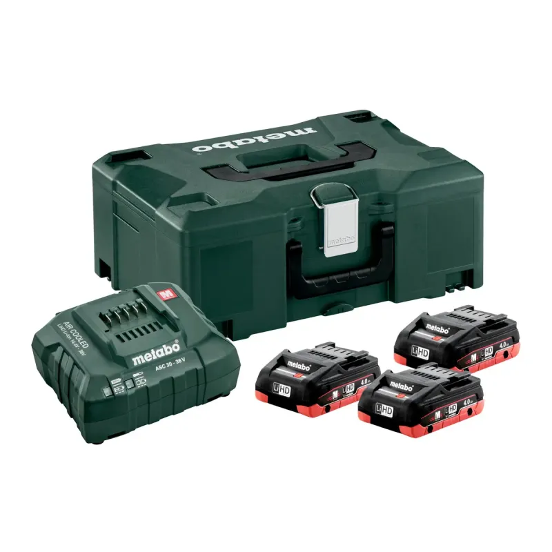 Metabo 4007430333957 685133000 Basissæt Batterier Med Oplader