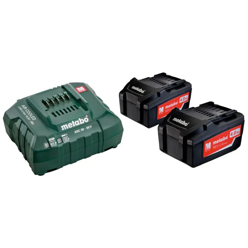 Metabo 4007430244116 685050000 Basissæt Batterier Med Oplader