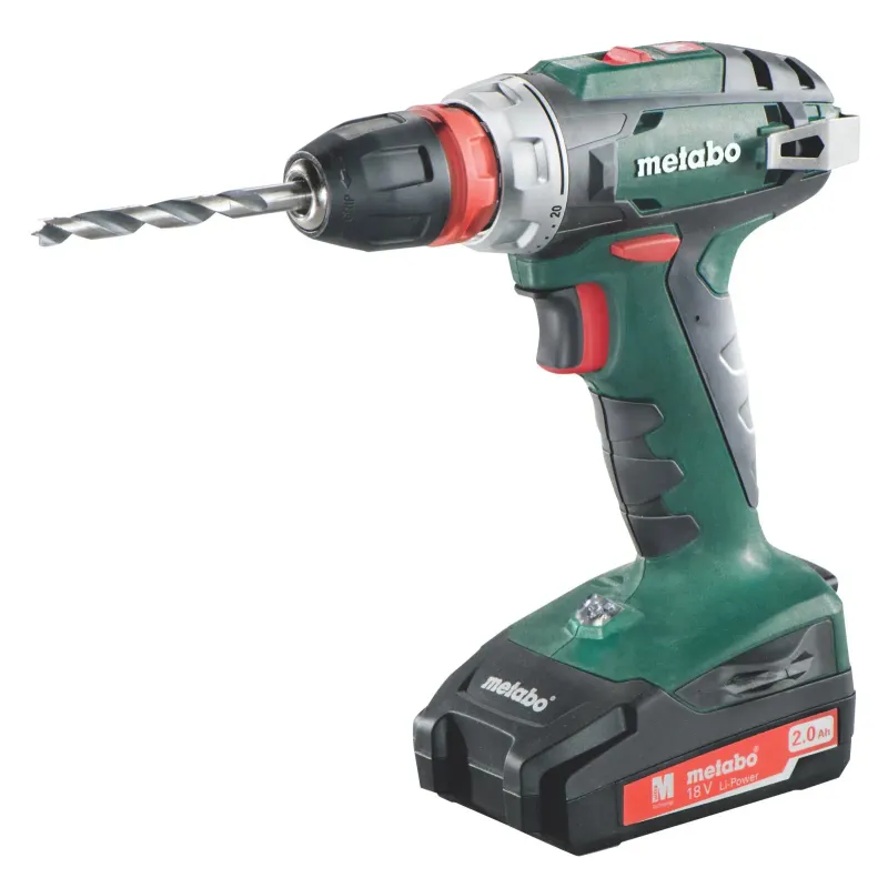 Metabo Bore Skruemaskine Bs 18 Quick 2x2 0ah