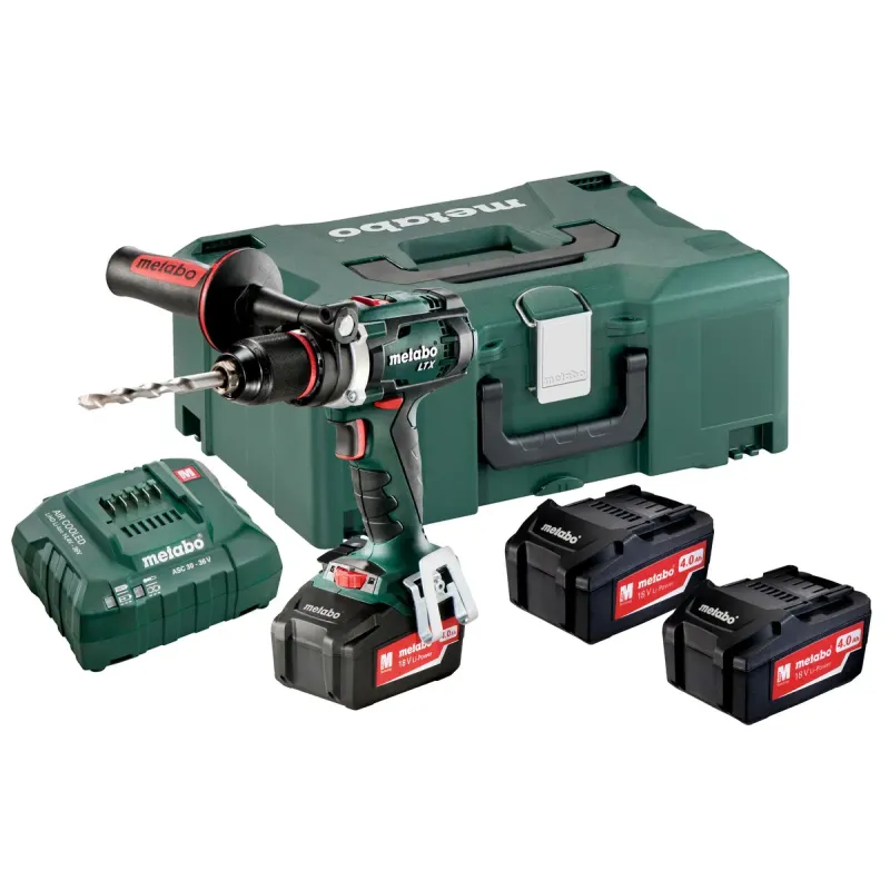 Metabo Bs 18 Ltx Impuls Set 602191960 Akku-bore--skruemaskine