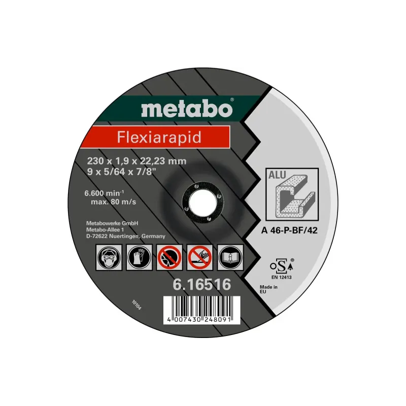 Metabo 4007430248077 616514000 Kvalitetsklasse   60-    46   Flexiarapid Alu