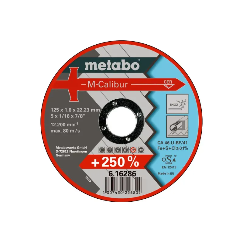 Metabo 4007430256799 616285000 Kvalitetsklasse Ca 46-   -calibur Inox
