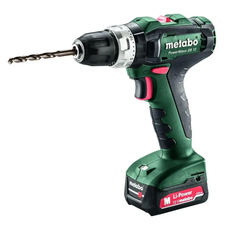 Metabo Powermaxx Sb 12 601076500 Akku-slagboremaskine
