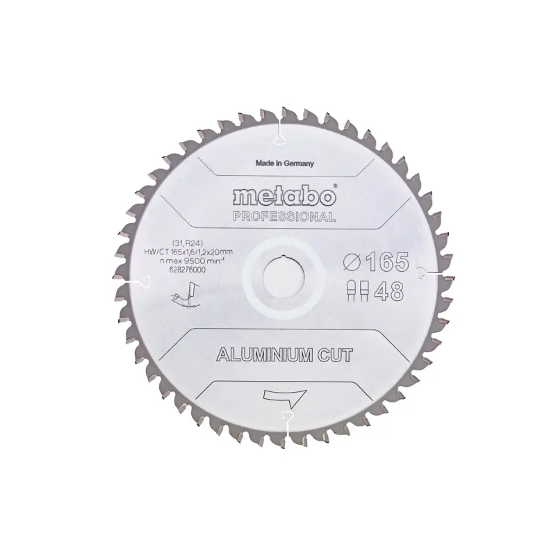 Metabo 4061792173675 628288000 Rundsavklinge Aluminium Cut  Kvalitet Professional  Til Håndrundsav