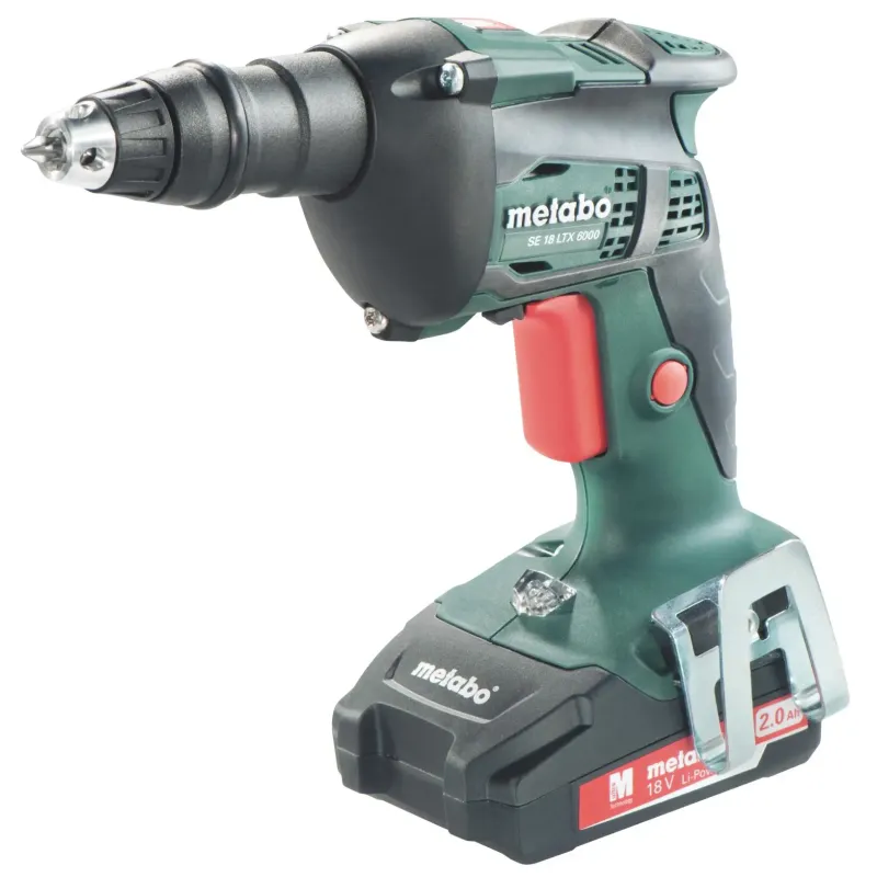 Metabo Se 18 Ltx 6000 Skruemaskine 2x2 0ah