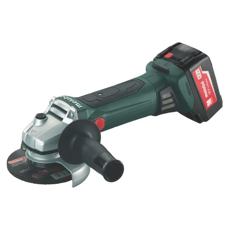 Metabo   18 Ltx 125 Mm Akkuvinkelsliber 2x5