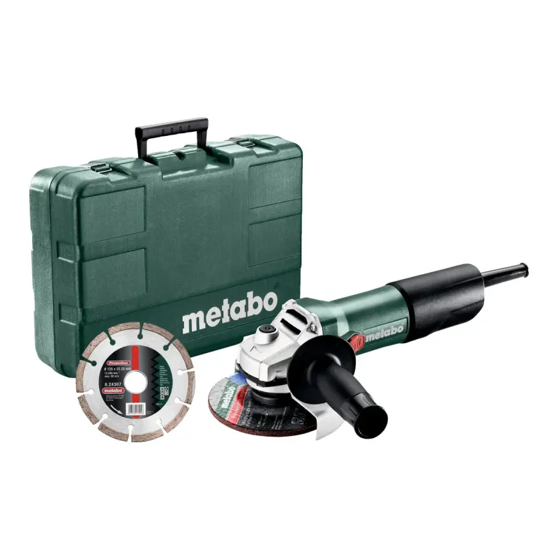 Metabo   850-125 Set 603608510 Vinkelsliber Kompaktklasse