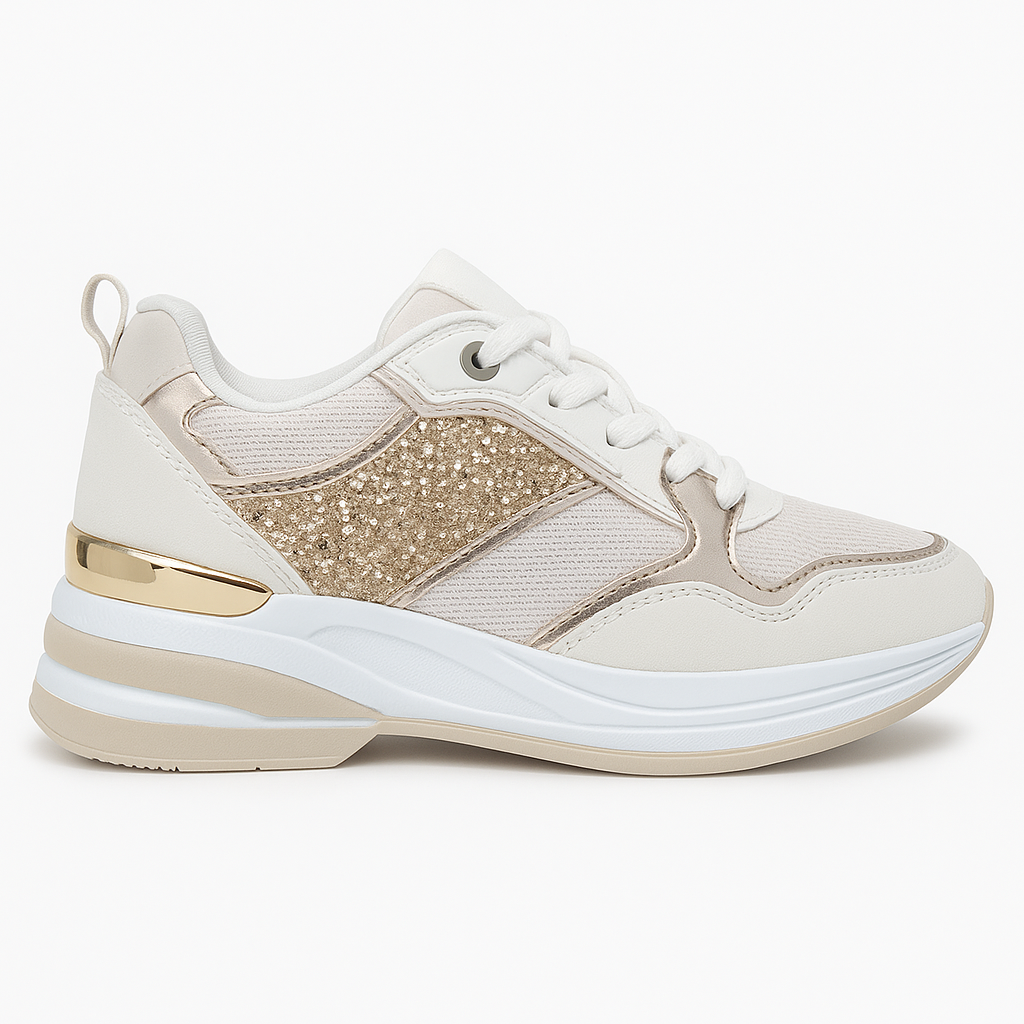 Dame Sneaker Beige 41