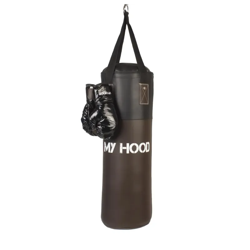 My Hood Retro Boksesæk Med Handsker 10 Kg