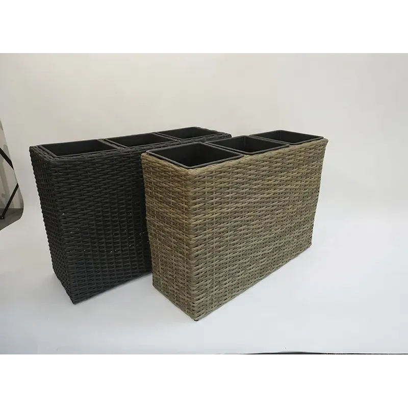 Nice 10mm Plantekasse Galv Stålramme Sort 30x60x85cm
