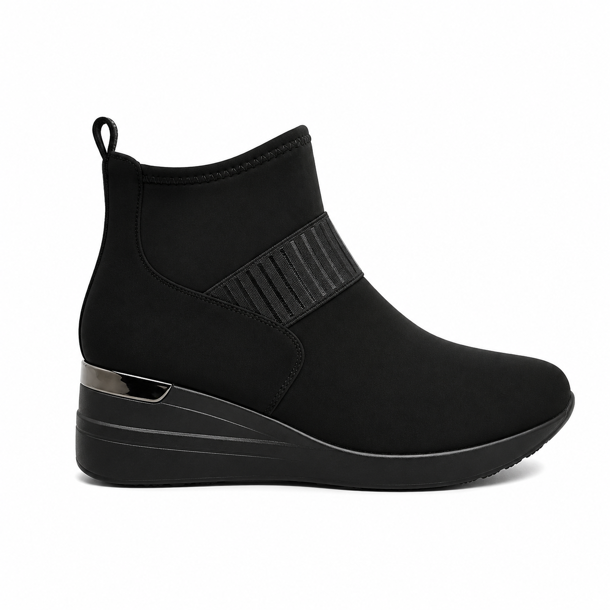 Noira Stripe Wedge Boot 41