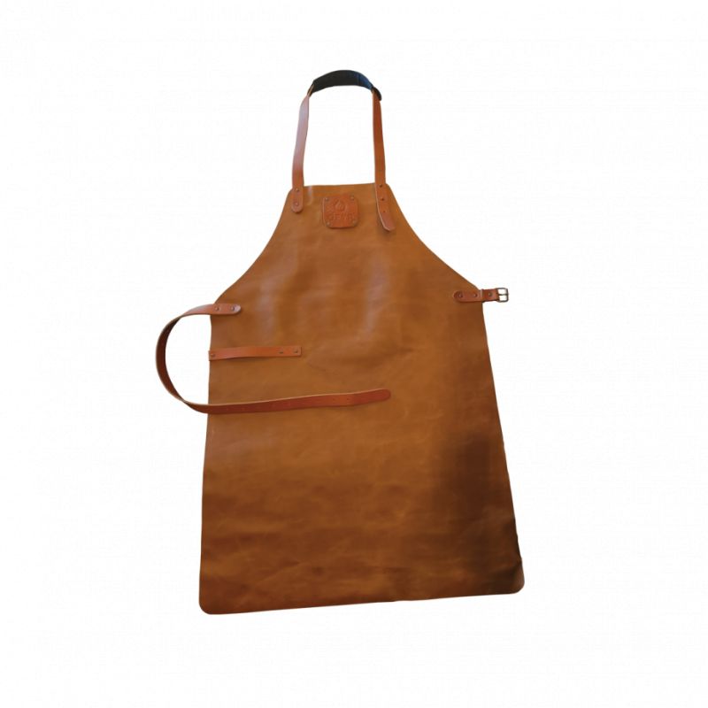 Ofyr Leather Apron Brown