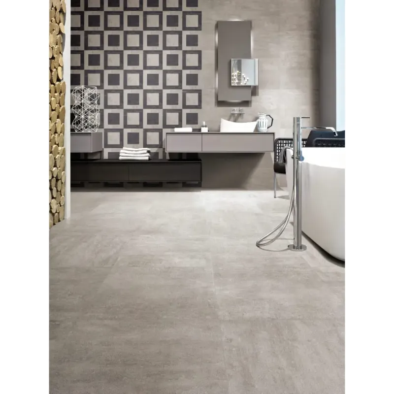 Emil Ceramica On Square Cemento Sokkelkant   5x60 Flise
