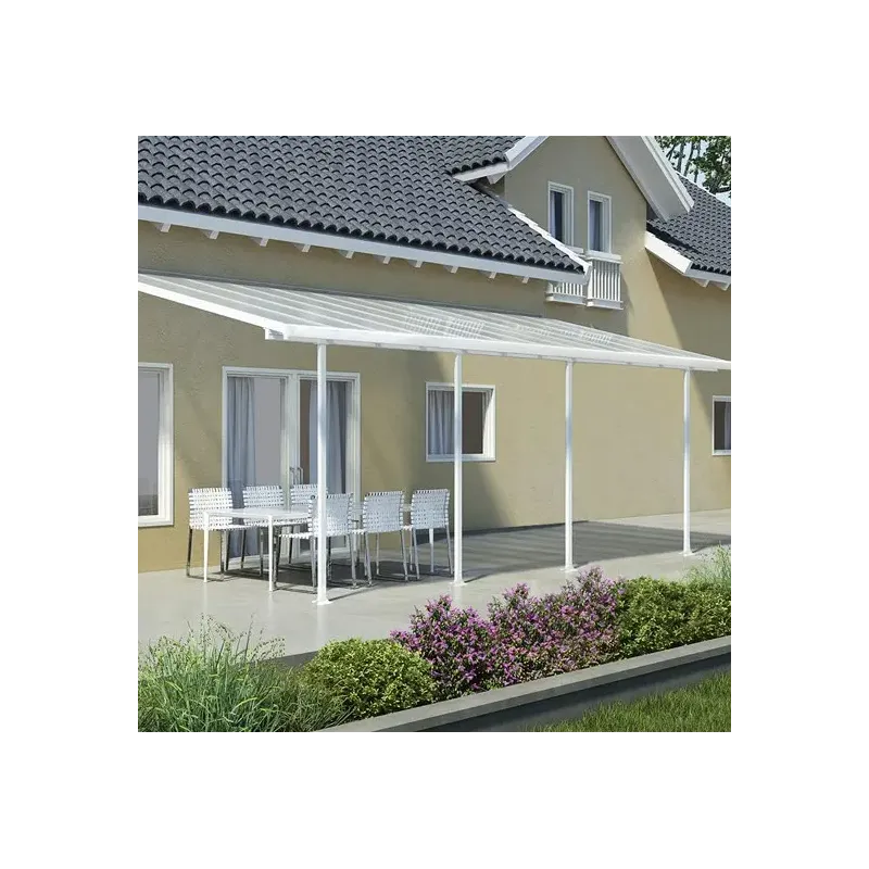 Palram Canopia Feria Terrasseoverdækning 28   M2 Hvid