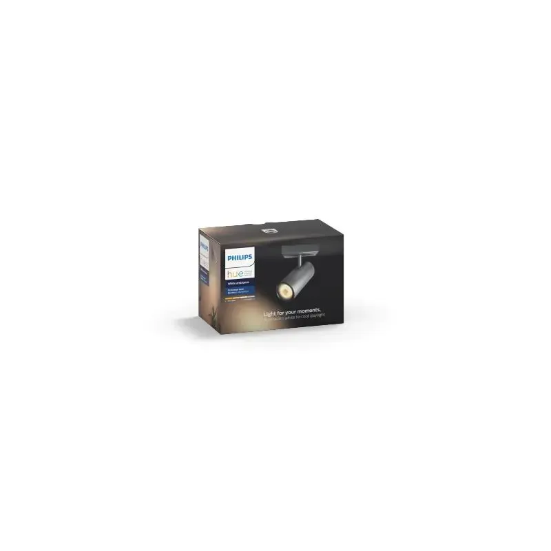 Philips Hue Buratto Enkelt Spot Aluminium 1x5 5w 240  Uden Fjernbetjening