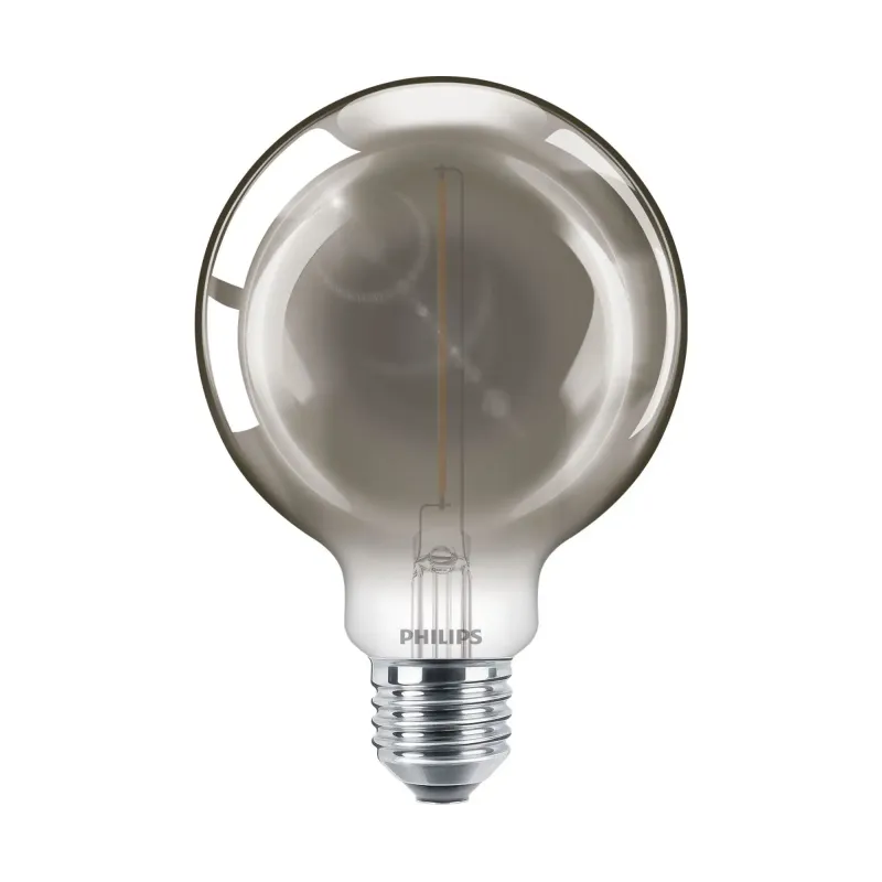 Philips Led Classic  Filament 15w Globe   E27  Smoky  Ikke Dæmpbar   Stk 8718699657635