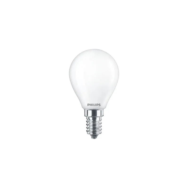 Philips Led Glas Krone  60w  E14  Varm Hvid  Mat Ikke Dæmpbar    Stk 8718699648848