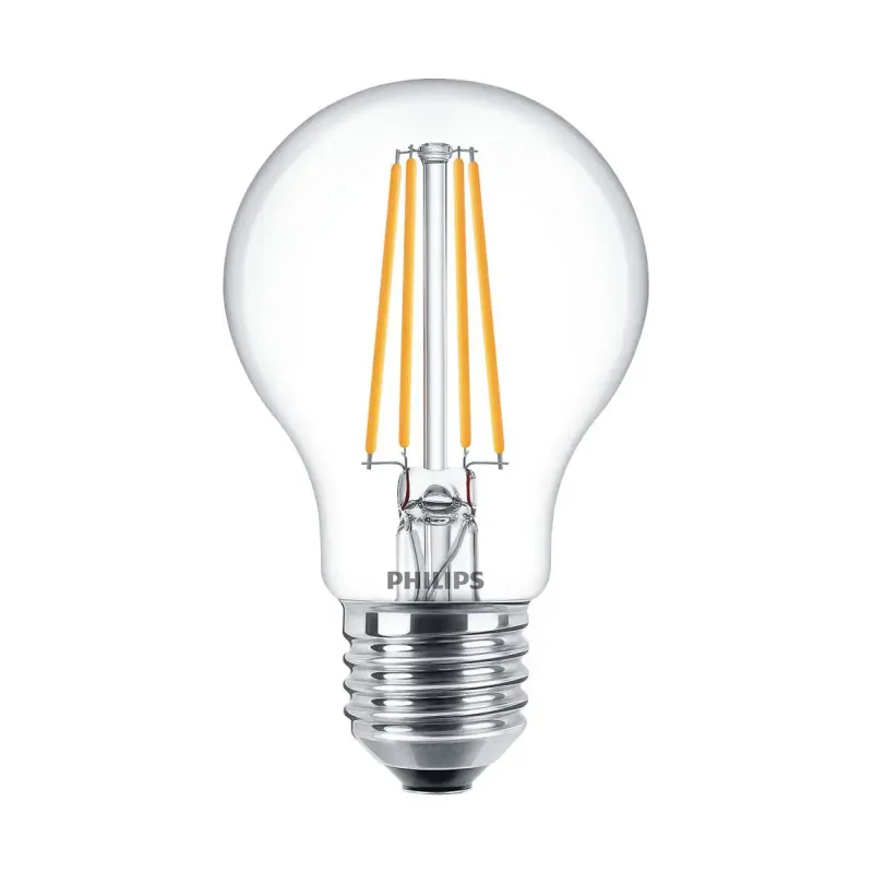 Philips Ledclassic Filament  60w  E27  Varm Hvid  Klar Ikke Dæmpbar   -stk  8718699664664