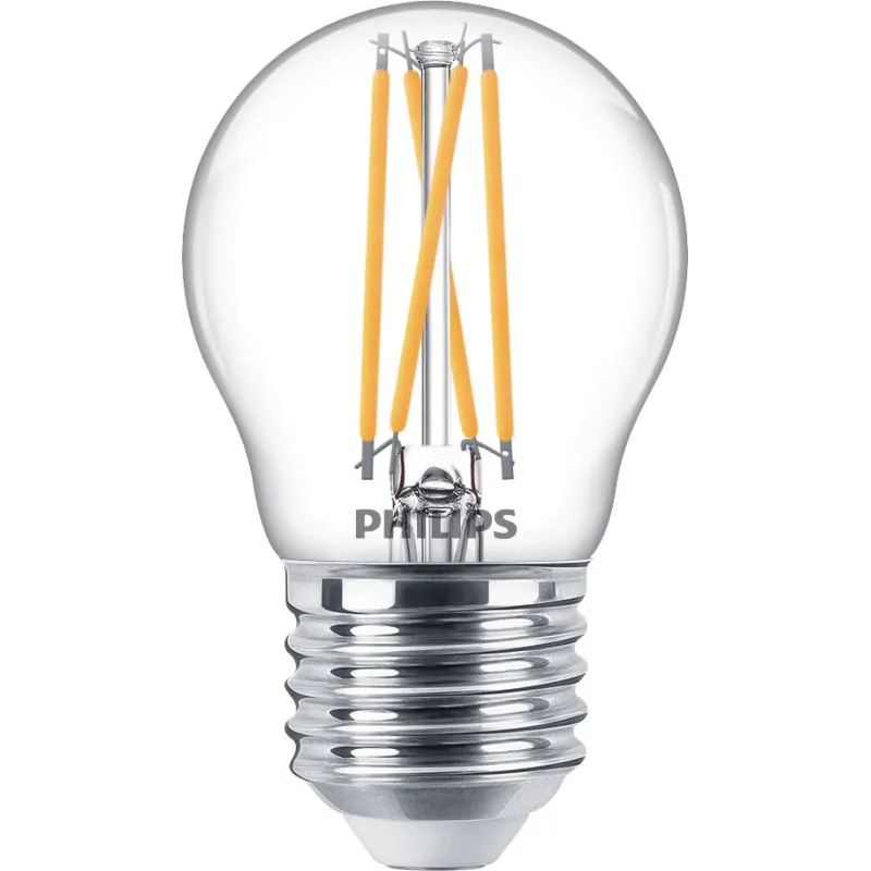 Philips Ledclassic Filament 25w Krone E27   Varm Hvid Klar Dæmpbar    Stk 8718699646004