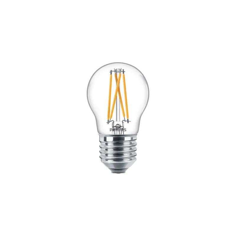 Philips Ledclassic Filament 40w Krone E27   Varm Hvid Klar Dæmpbar    Stk 8718699646042