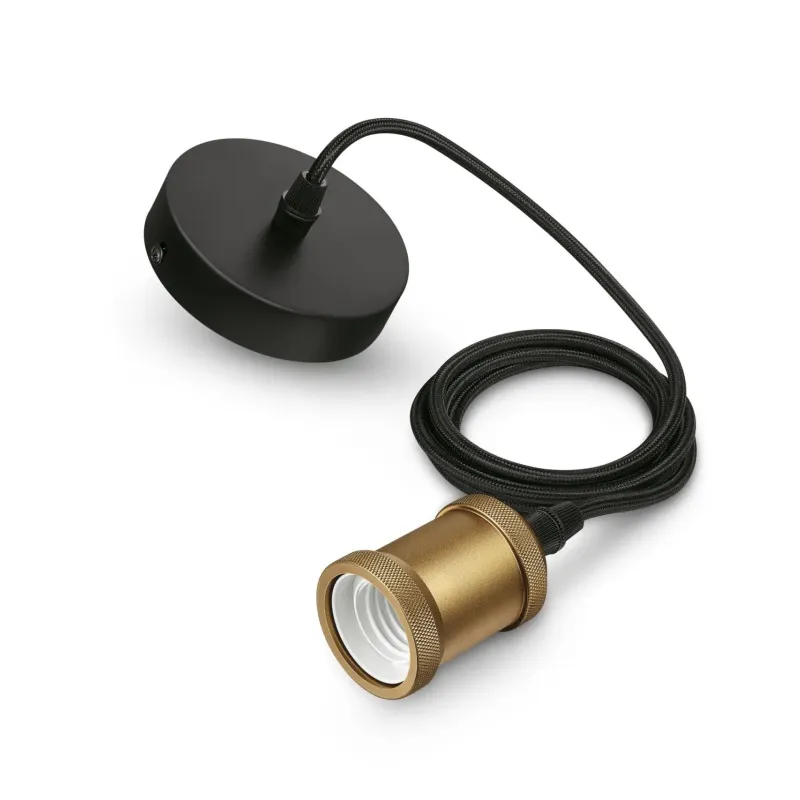 Philips Modern Cord Pendant Gold 1x60w 230v 8718696167779