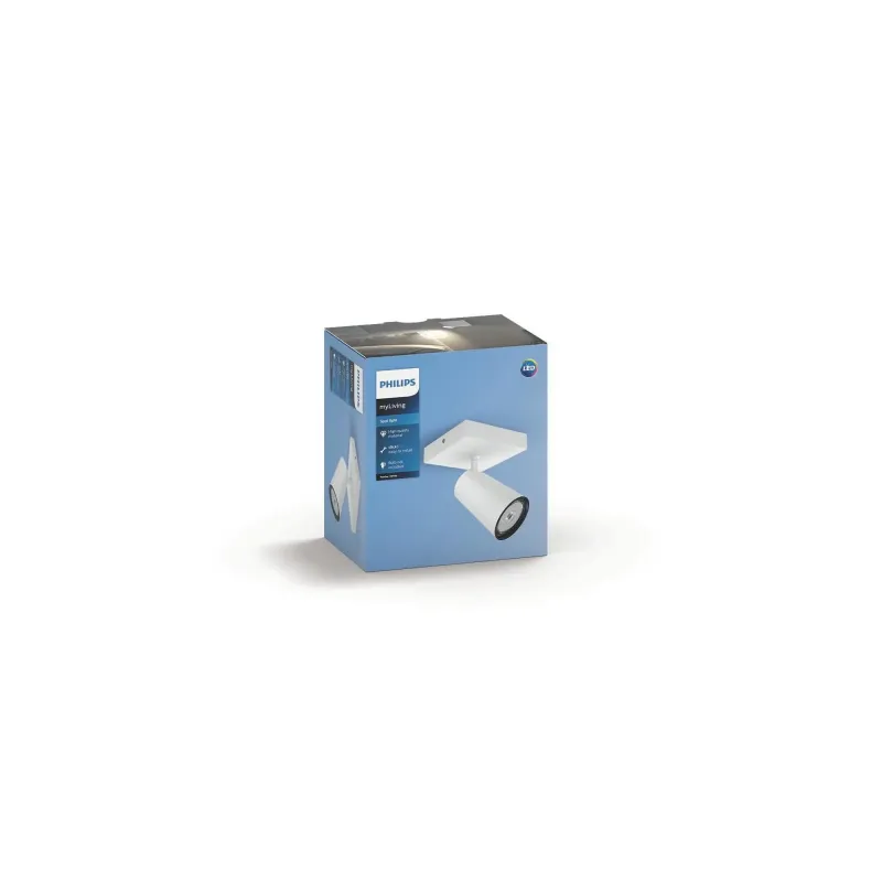 Philips Myliving Paisley Single Spot Hvid 1xnw 8718696164624
