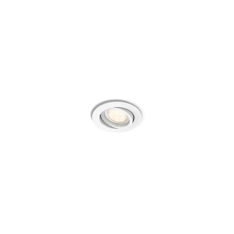 Philips Shellbark Led-indbygningsspot  Hvid 1x4 5w