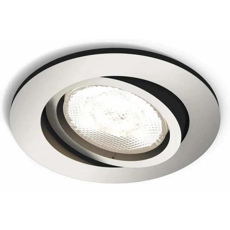 Philips Shellbark Led-indbygningsspot  Mat Krom 1x4 5w