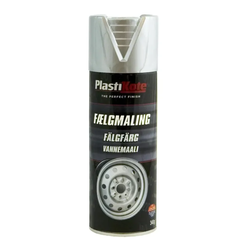 Plasti-kote Fælgmaling 618 Metallic Sølv 400ml