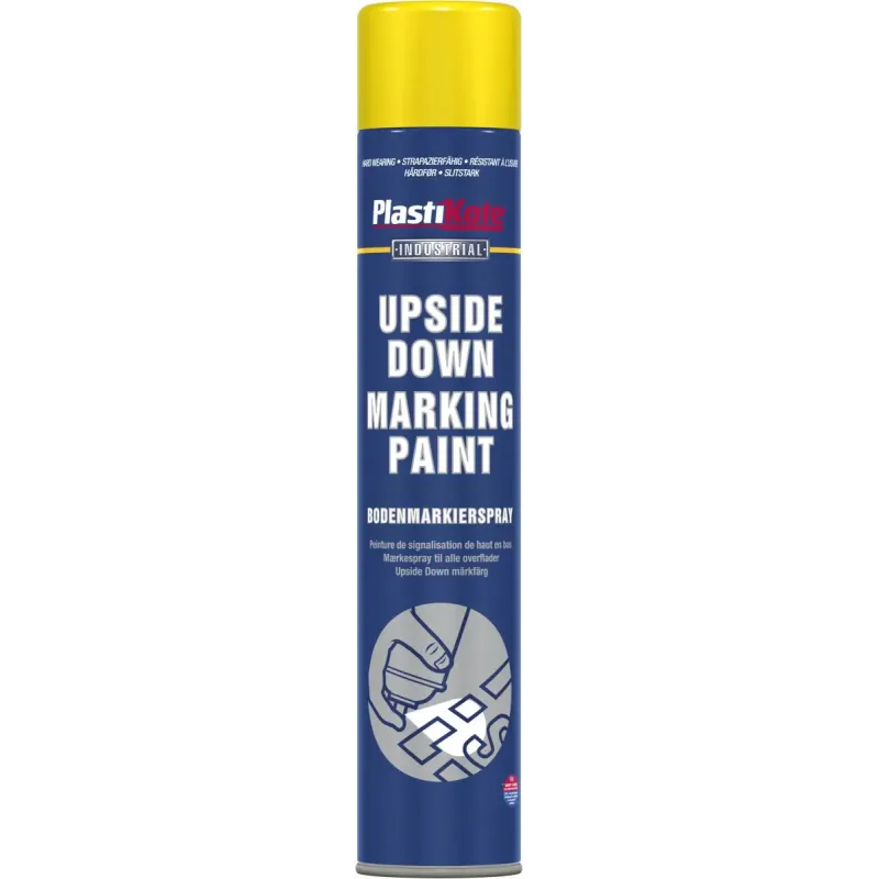 Plasti-kote Markeringsspray 6002 Gul 750ml