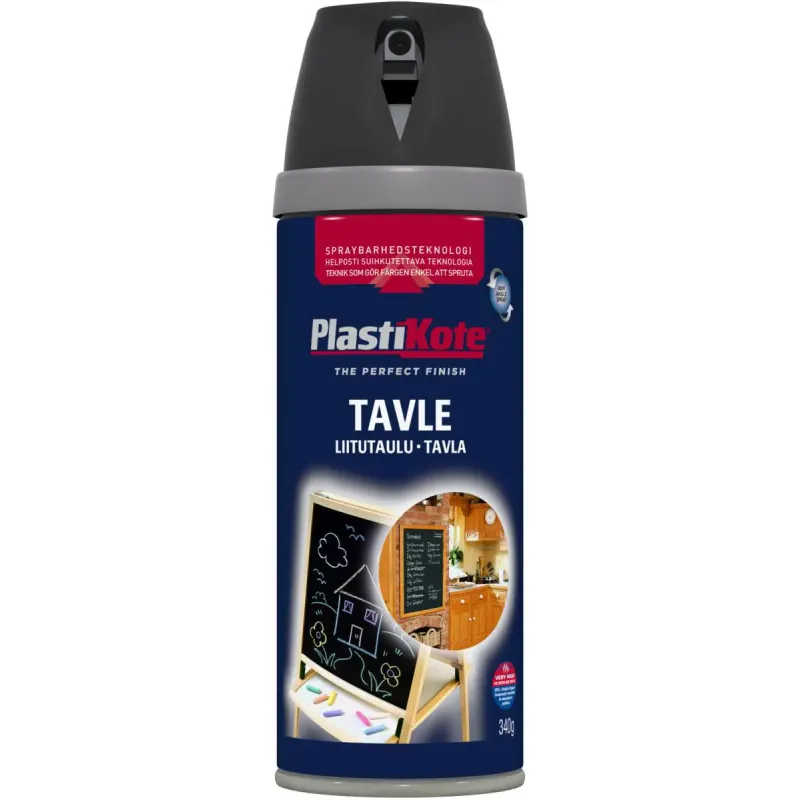 Plasti-kote Twist 26001 Tavlelak Sort 400ml