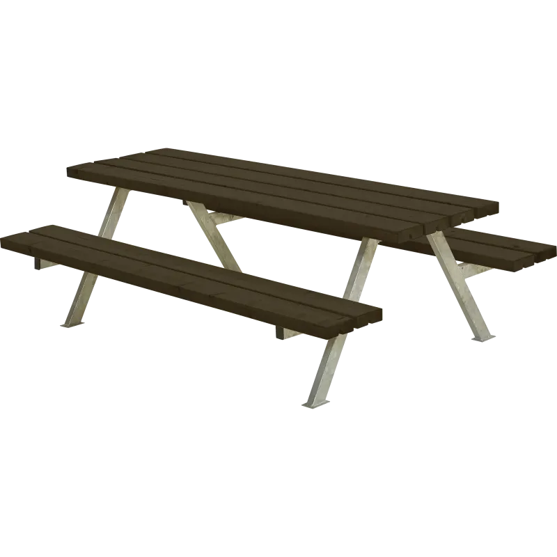 Plus Alpha Junior Bord Bænkesæt 177 Cm Sort