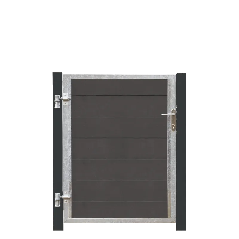 Plus Futura Kompositlåge Vi 99ã 127 Cm Cm   16 Cm Gråsorte Stålstolper 17561-21