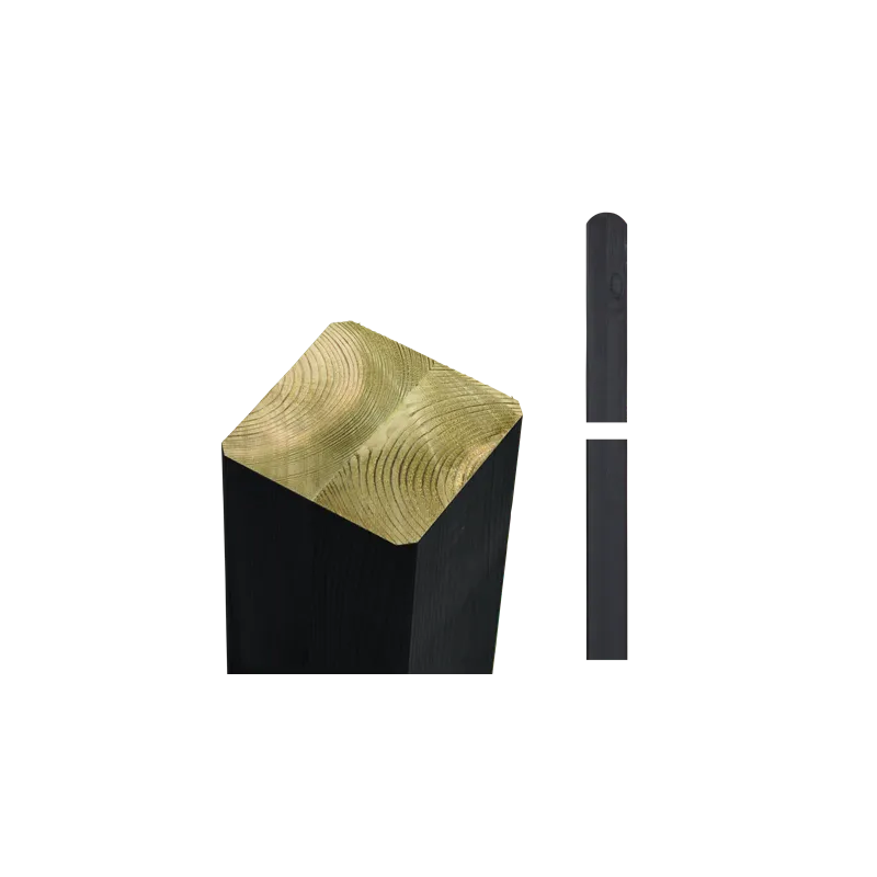 Plus Omlimede Stolper 90x90mm X97cm Sort