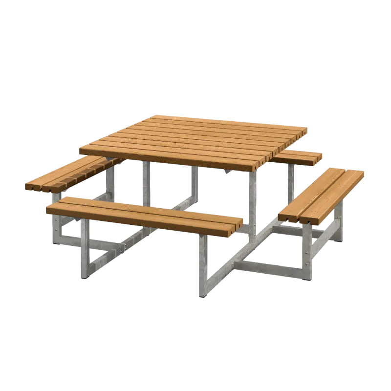 Plus Picnic Bord Bænkesæt 200 Cm Teak 188810-17