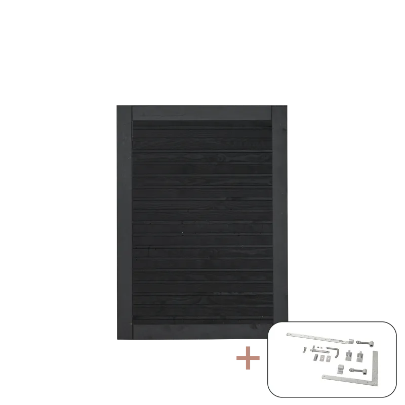 Plus Plus Plank Enkeltlåge  Inkl  Beslag 100x125 Cm Vendbar 177650-15